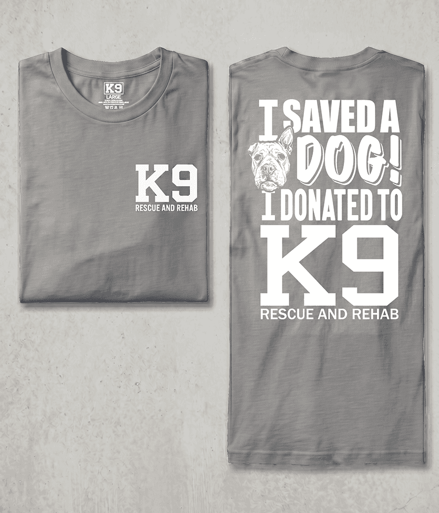 K9 Rescue gray t-shirt